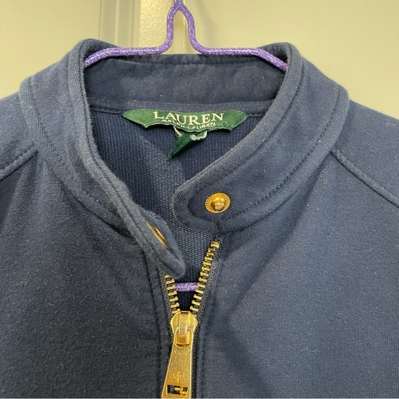 Ralph Lauren Green Tag Zip Up Jacket PXS Waist Tie Like New Stylish Cotton Blend - Picture 4 of 8